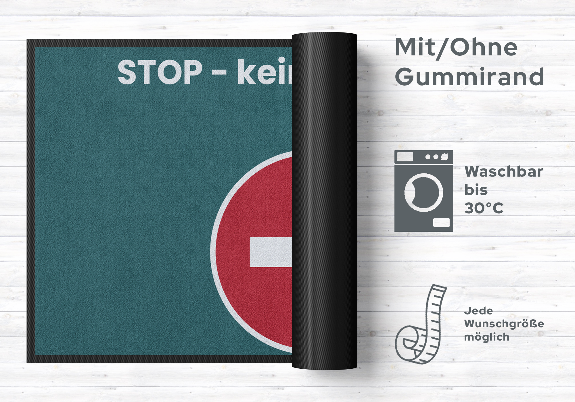 Fussmatte STOP kein Durchgang 10619