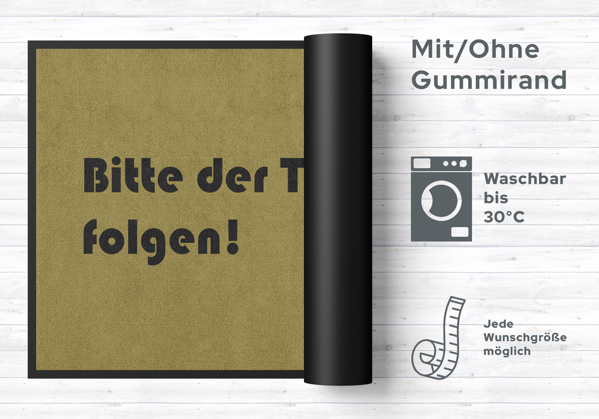 Fussmatte Bitte der Treppe folgen 10621