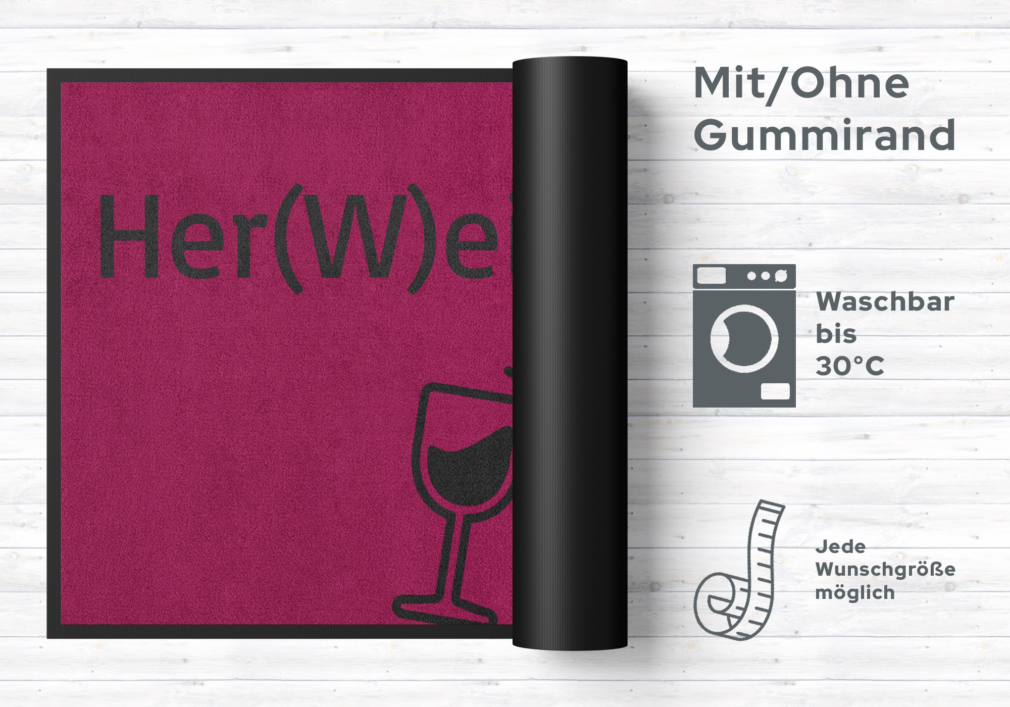 Fussmatte Wein 10766