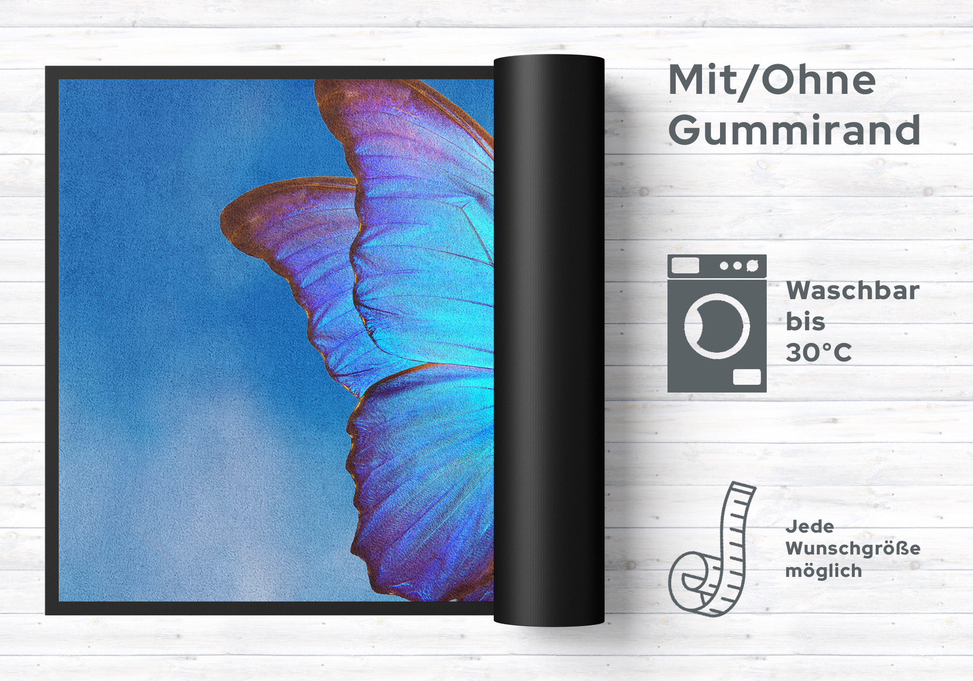 Fussmatte Schmetterling 11116