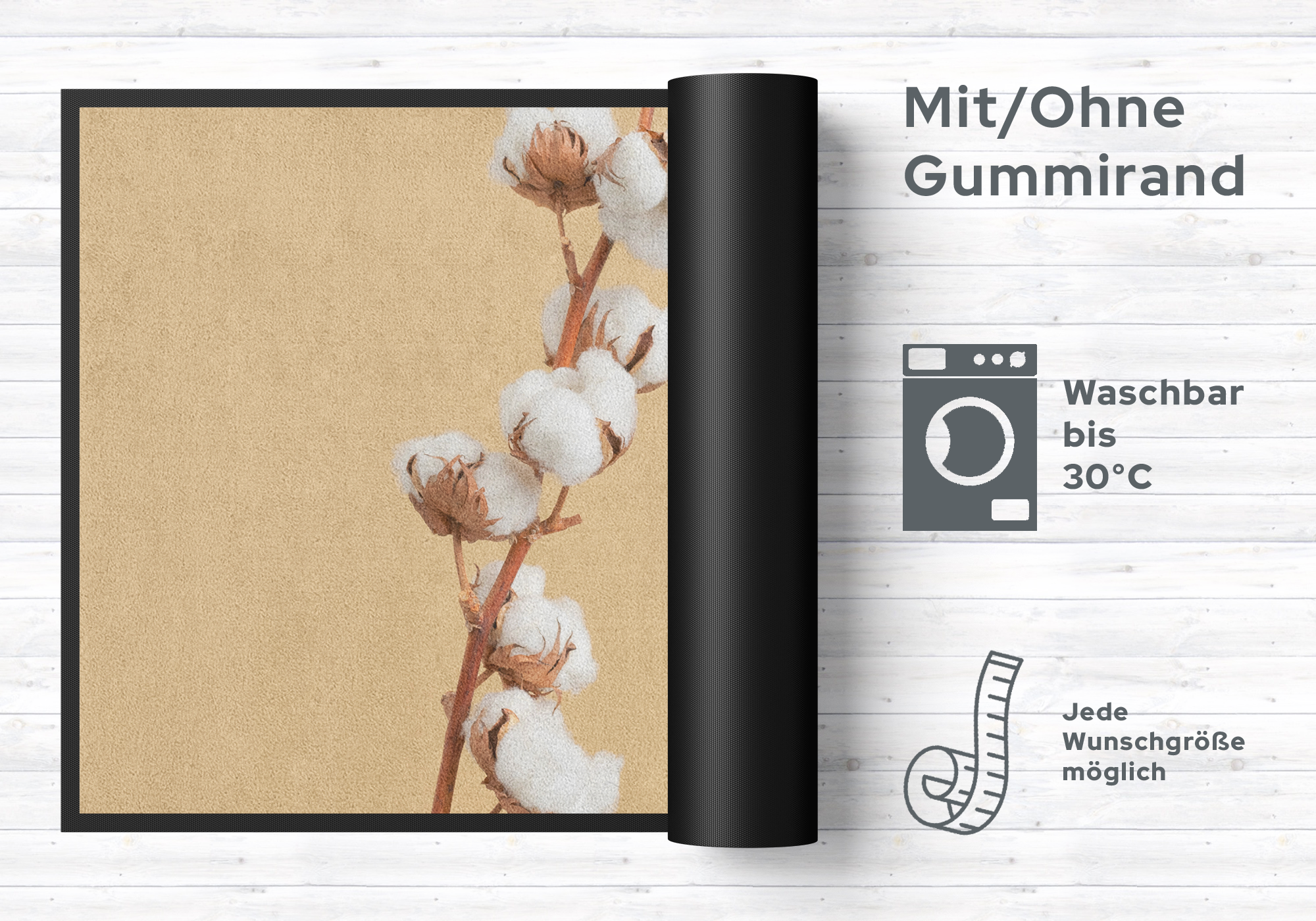 Fussmatte Baumwolle 11121