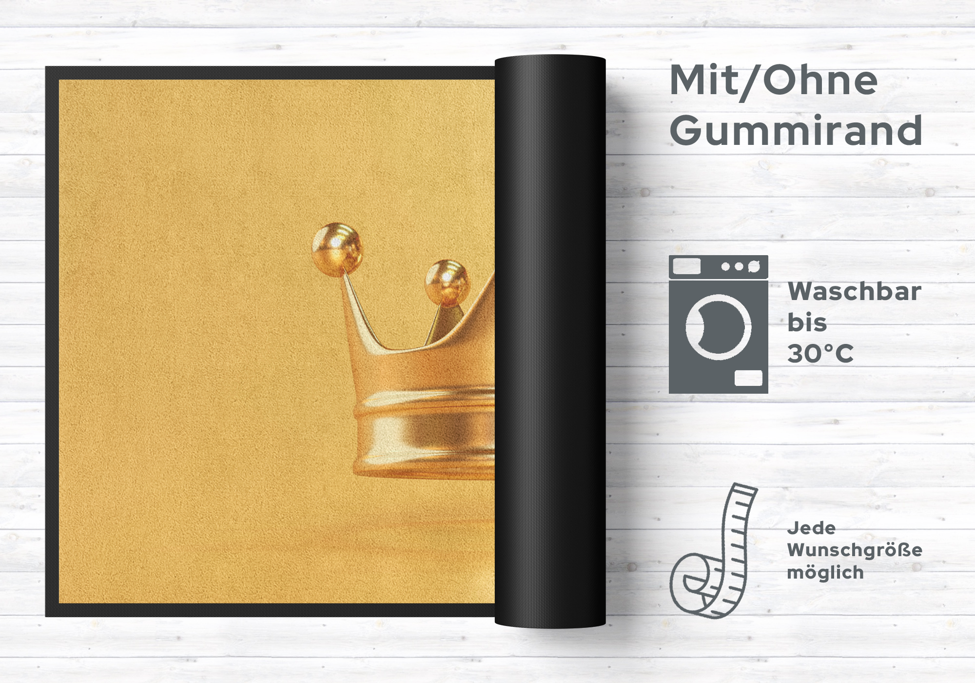 Fussmatte Krone 11122