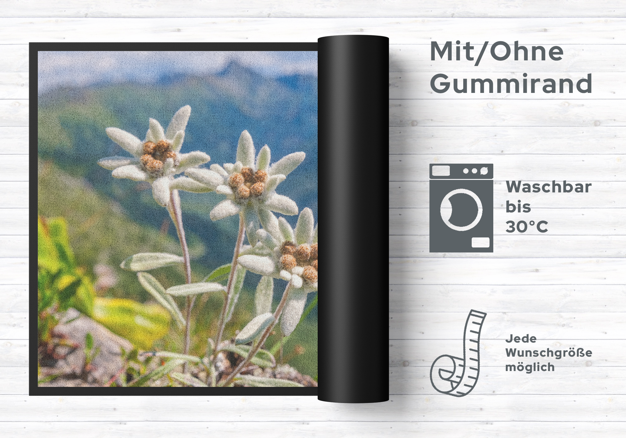 Fussmatte Edelweiss 11126