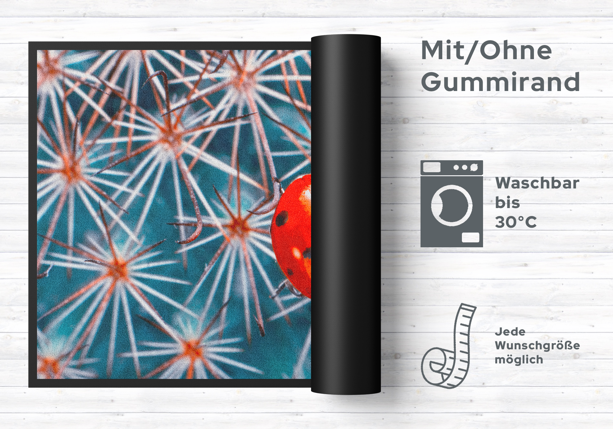 Fussmatte Marienkäfer 11132