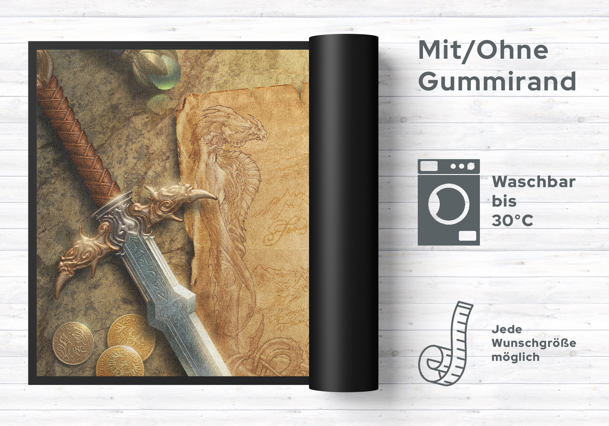 Fussmatte Ritter 11133