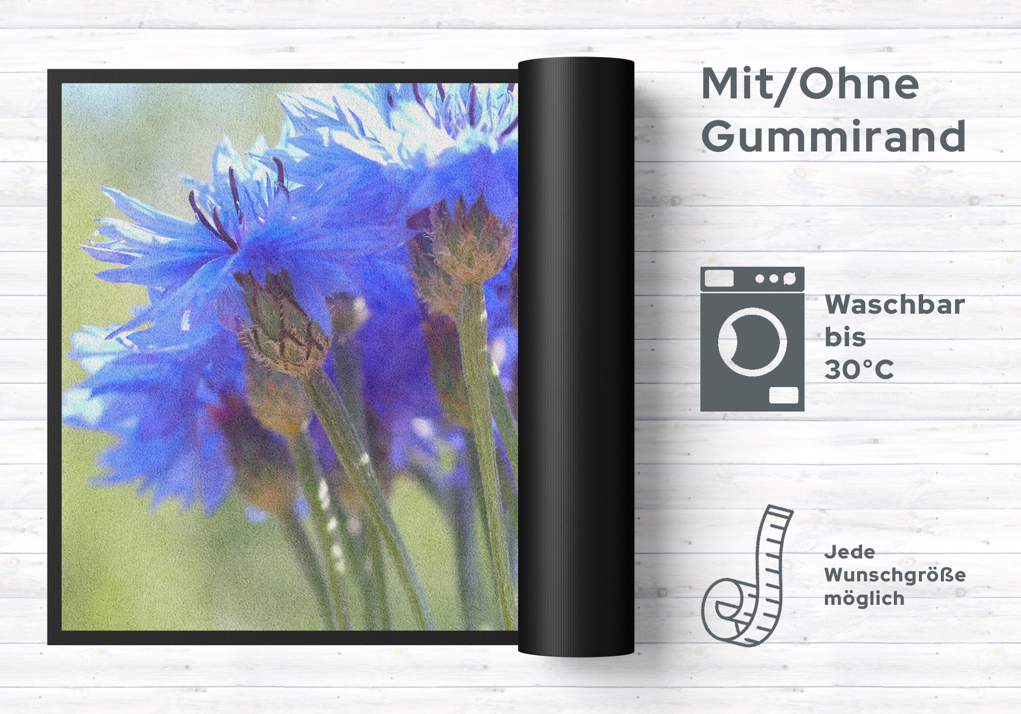 Fussmatte Blüten 11136