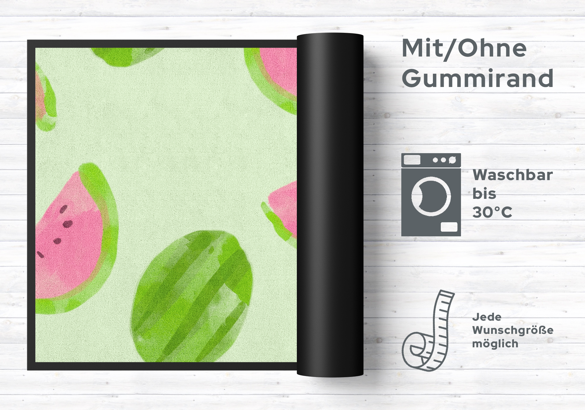 Fussmatte Wassermelone 11139