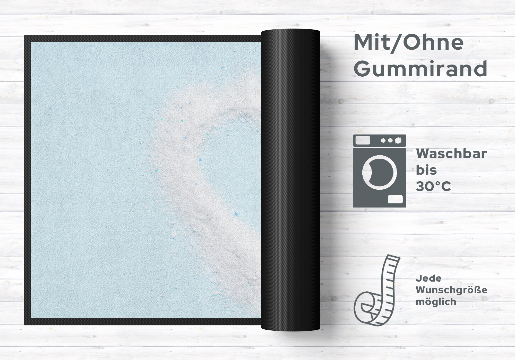 Fussmatte Herz 11144