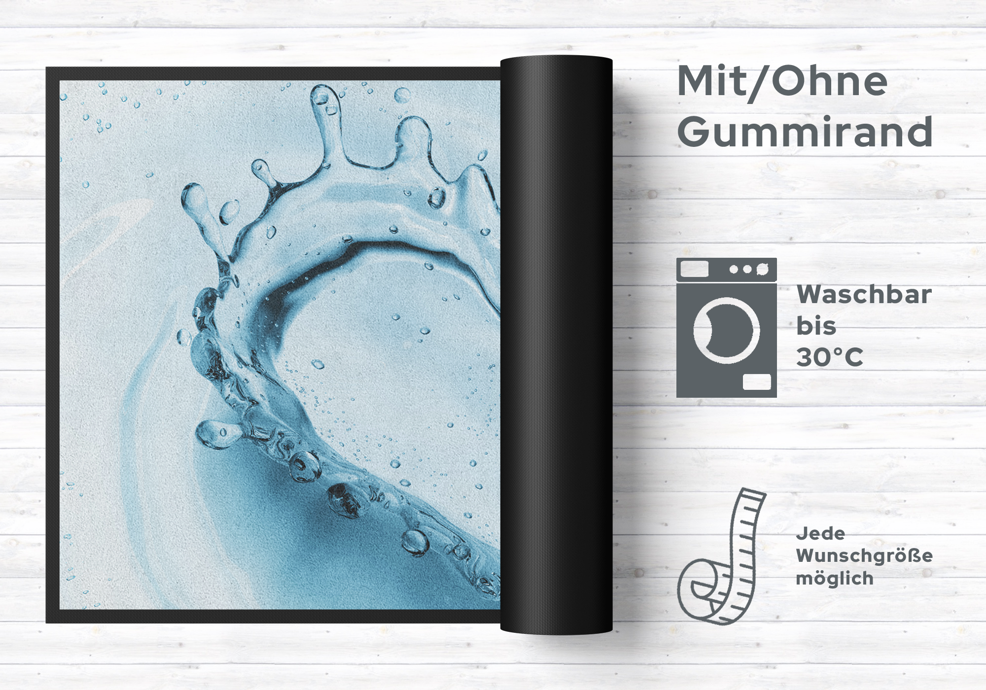 Fussmatte Herz 11147