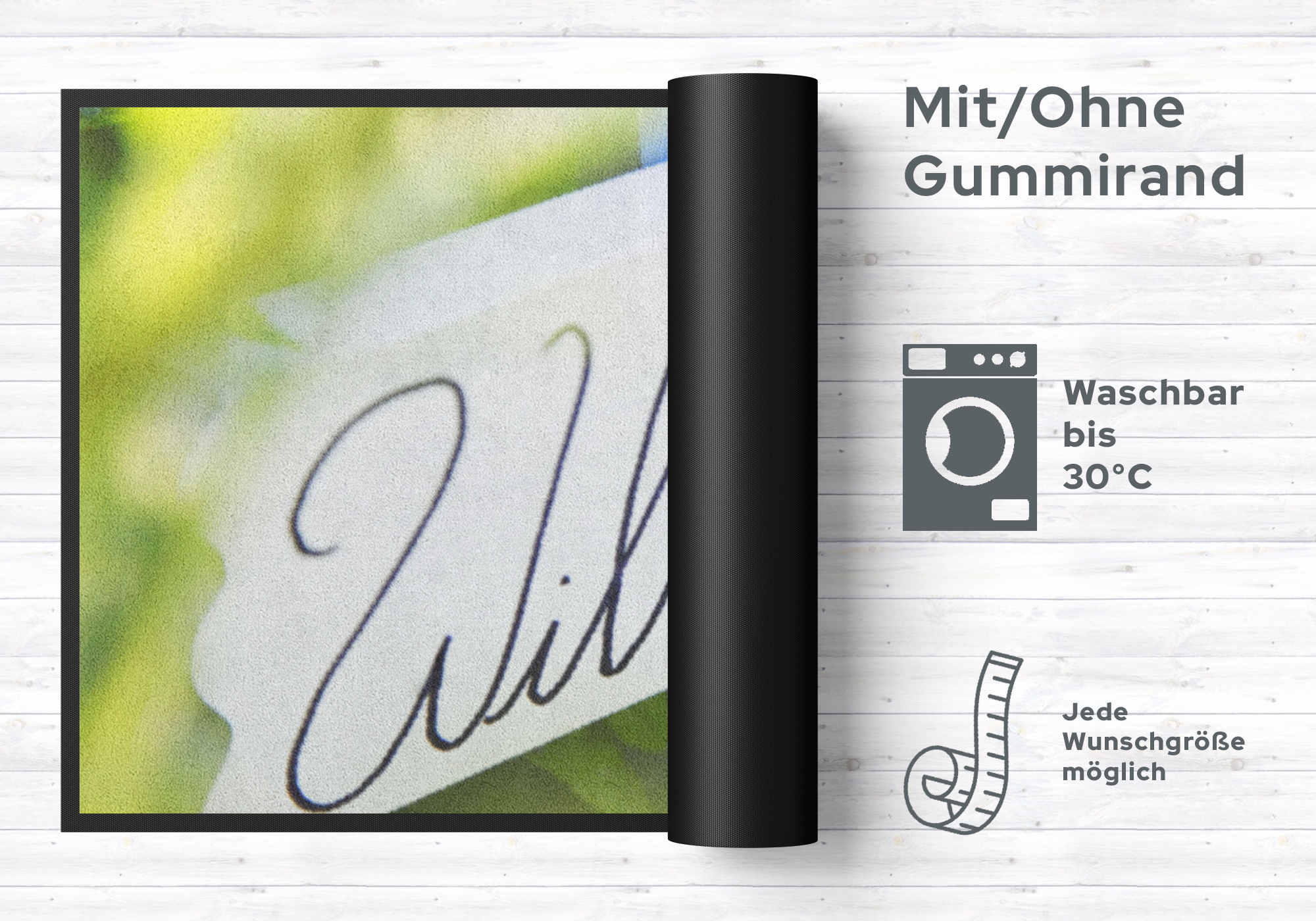 Fussmatte Willkommen 5064