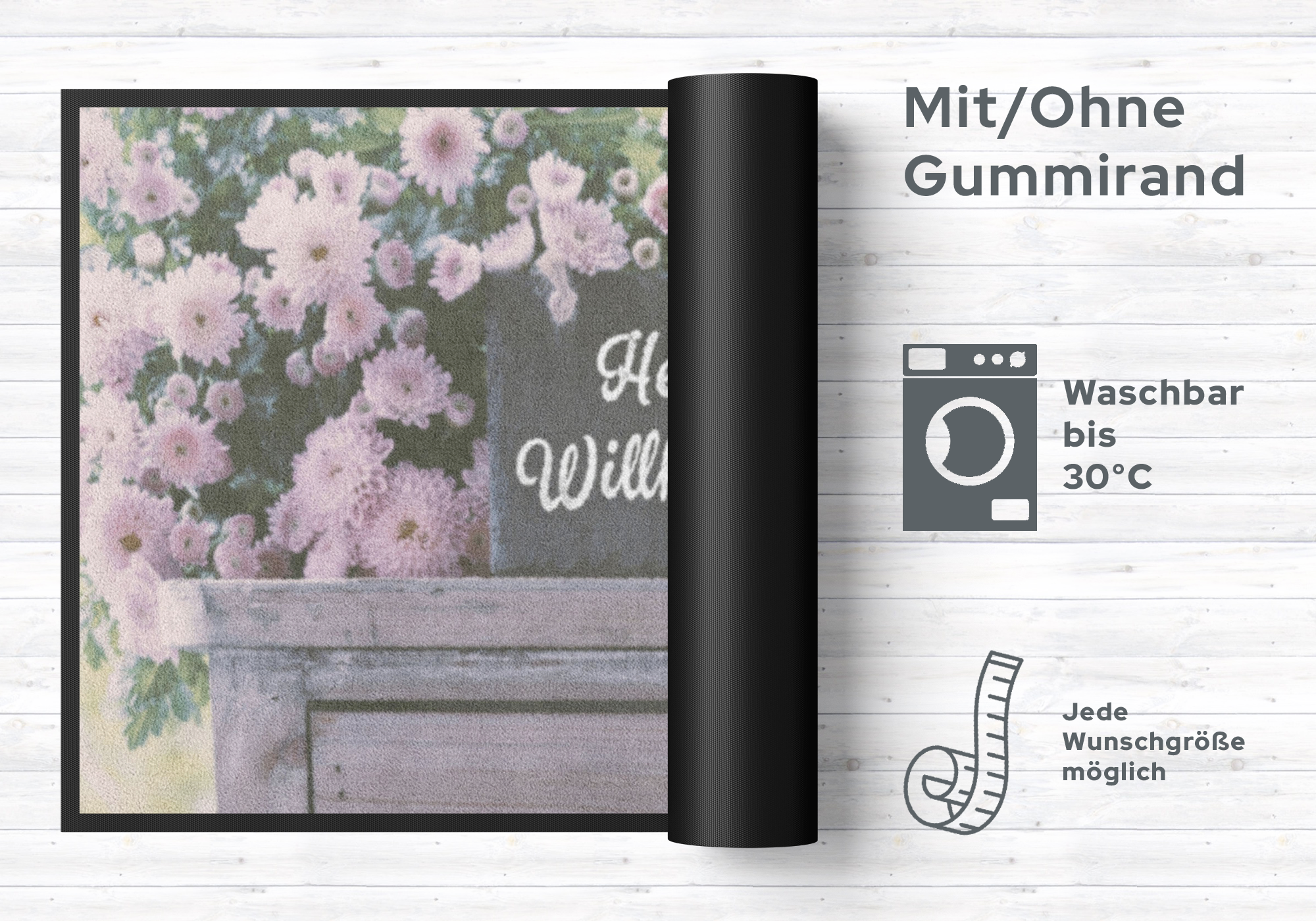 Fussmatte Willkommen 5068