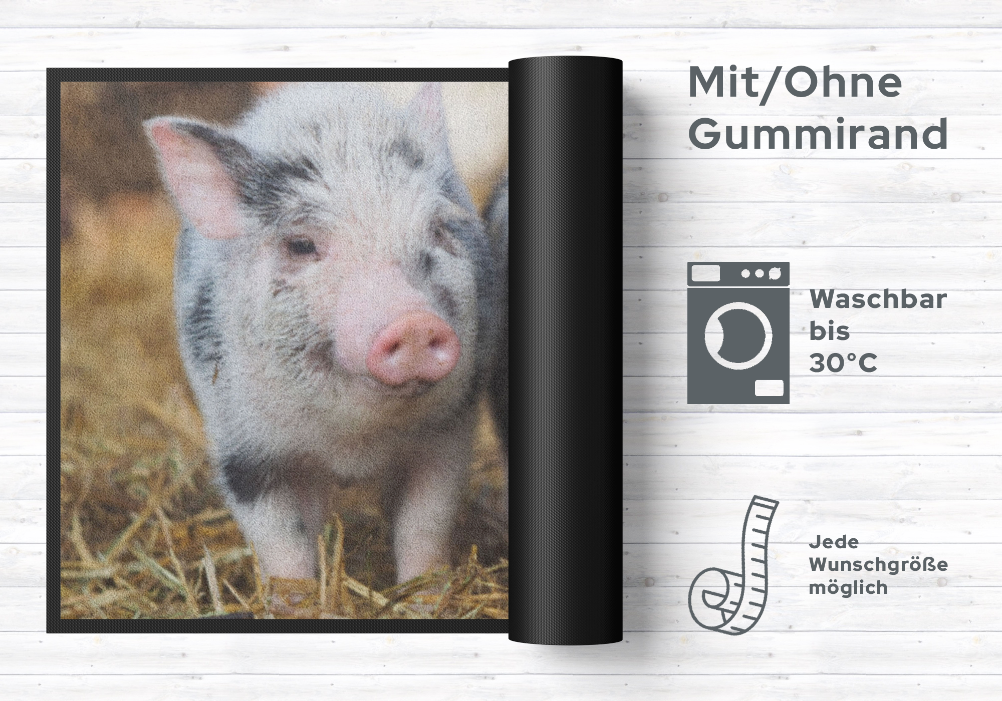 Fussmatte Schwein 5083