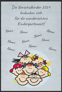 Abschiedsgeschenk Fussmatte Kindergarten 6013