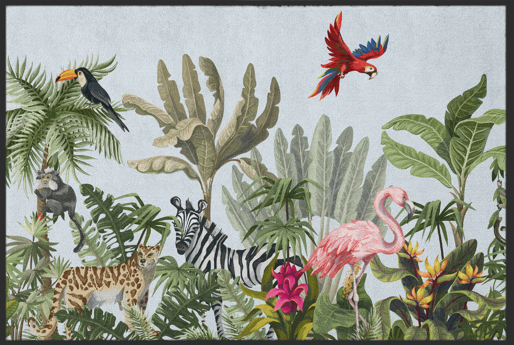 Fussmatte Dschungel 11005