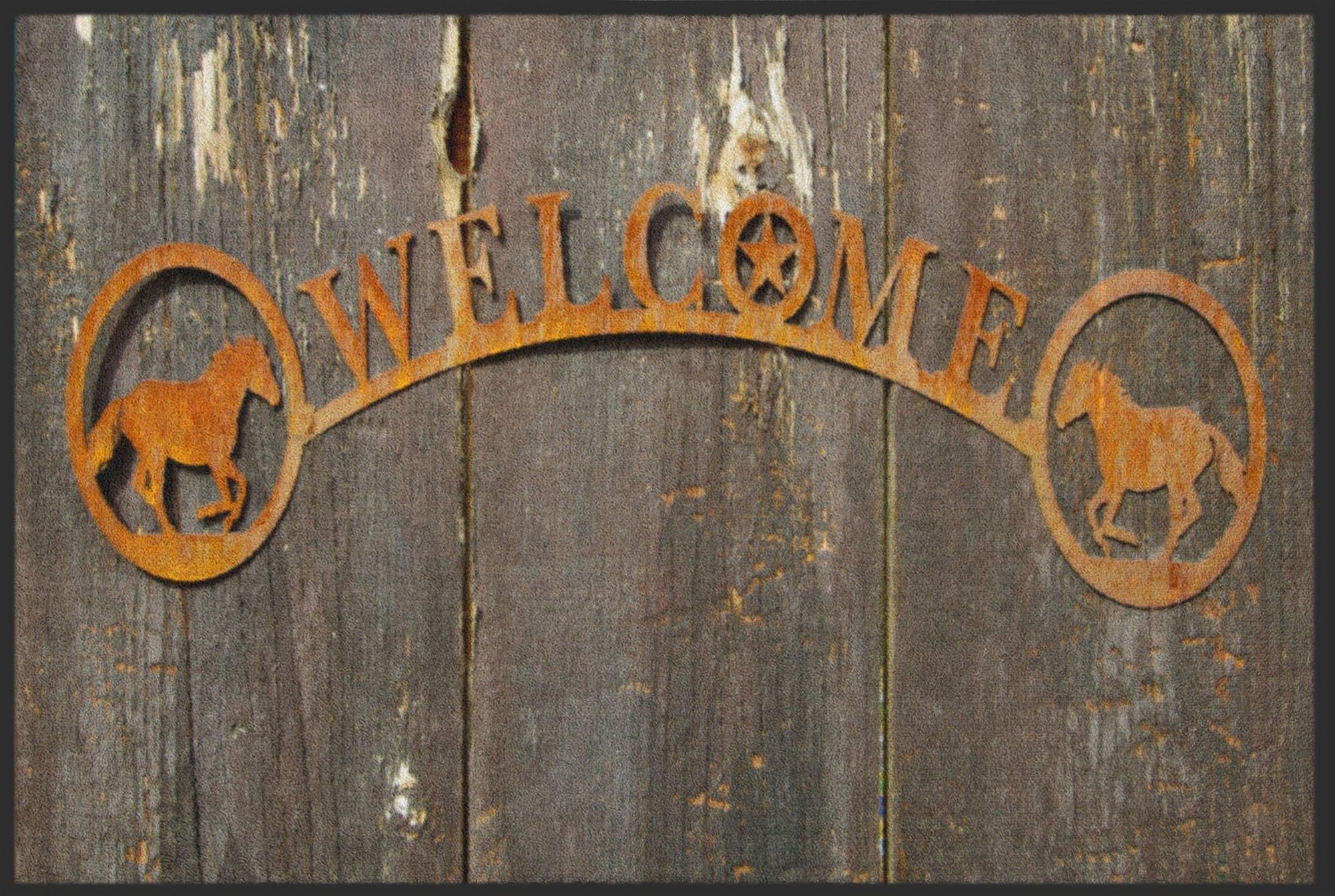 Fussmatte Welcome Pferde 4771