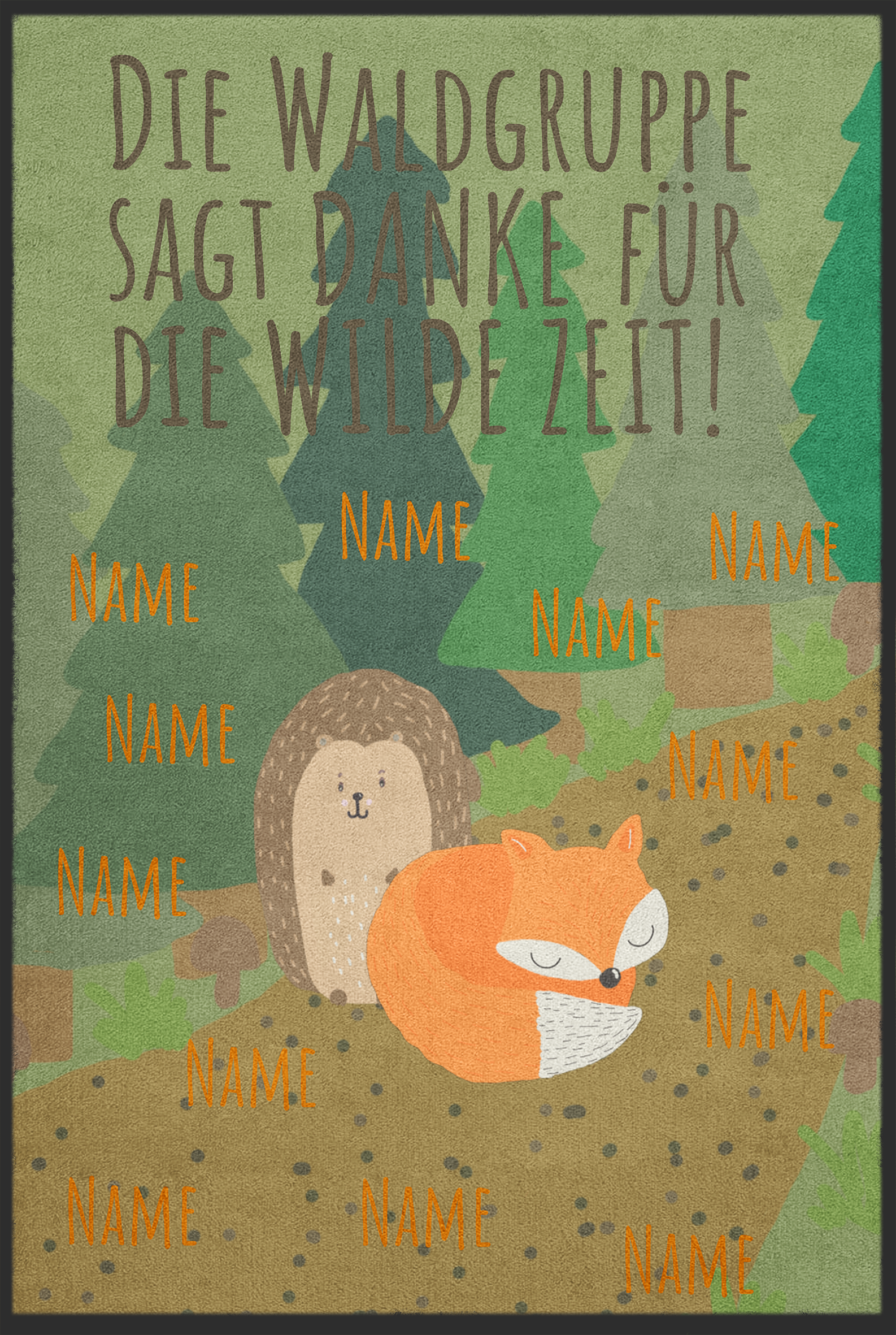 Abschiedsgeschenk Fussmatte 10209