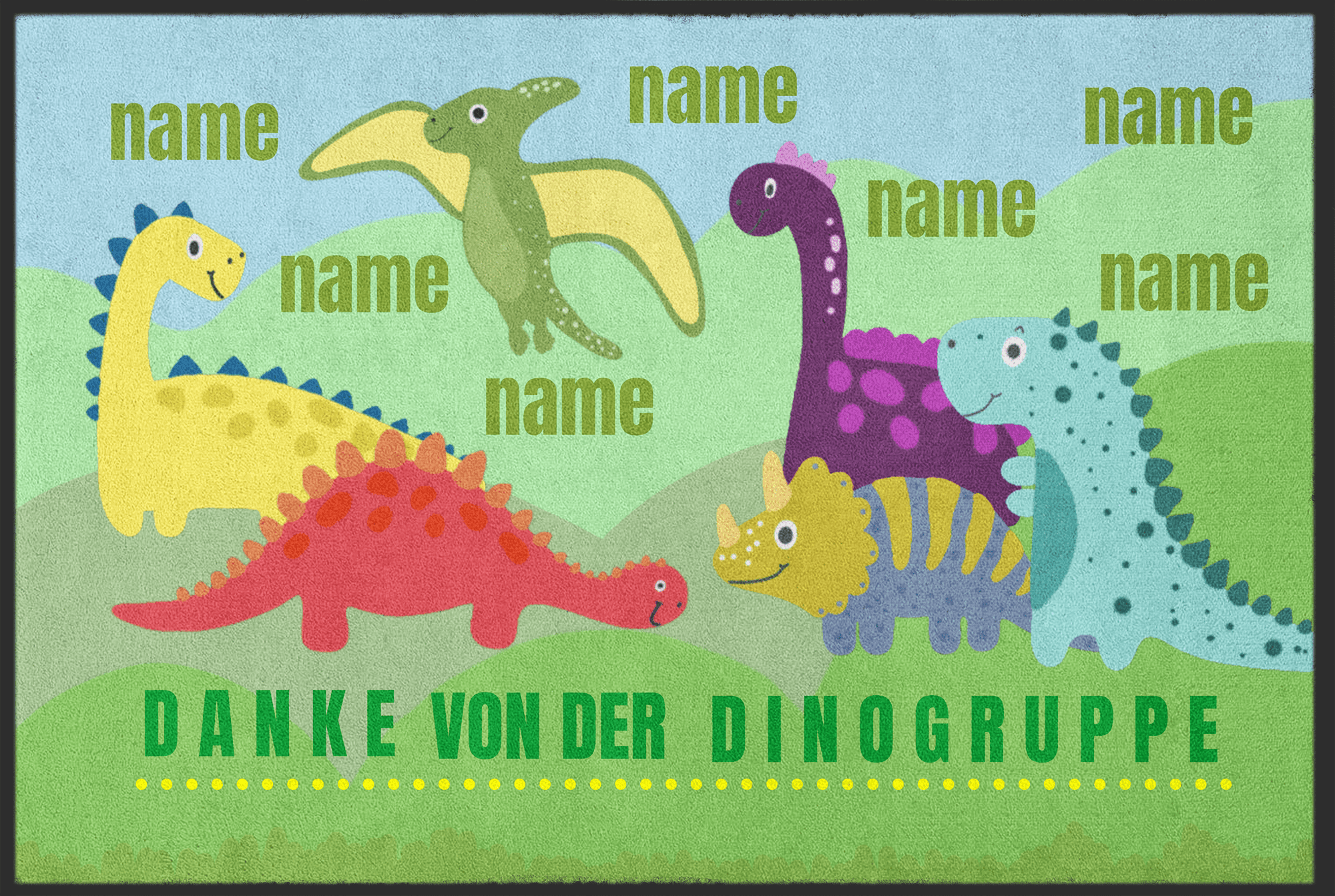 Abschiedsgeschenk Fussmatte 10226