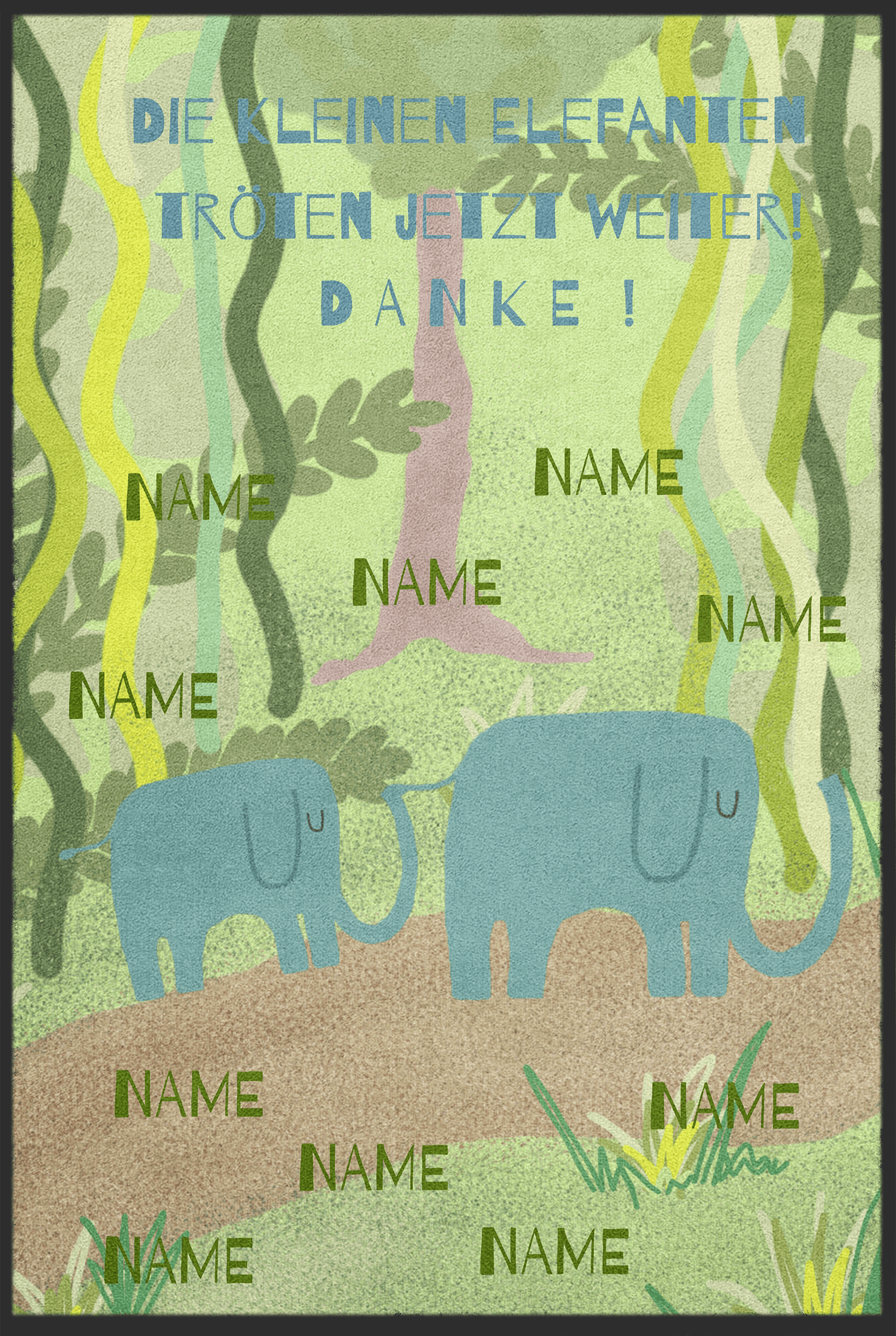 Abschiedsgeschenk Fussmatte 10238