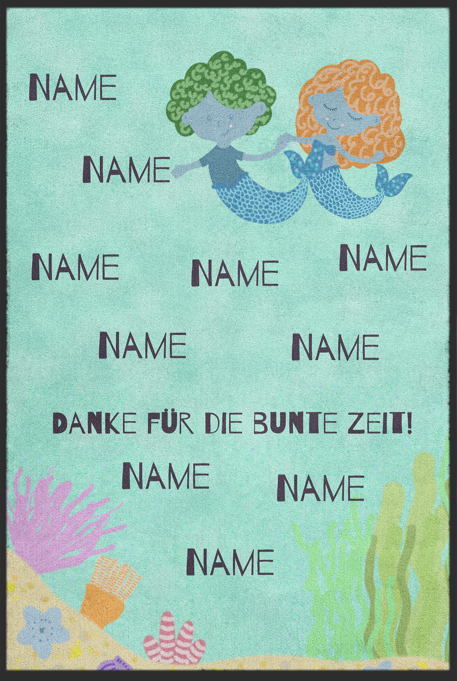 Abschiedsgeschenk Fussmatte 10240