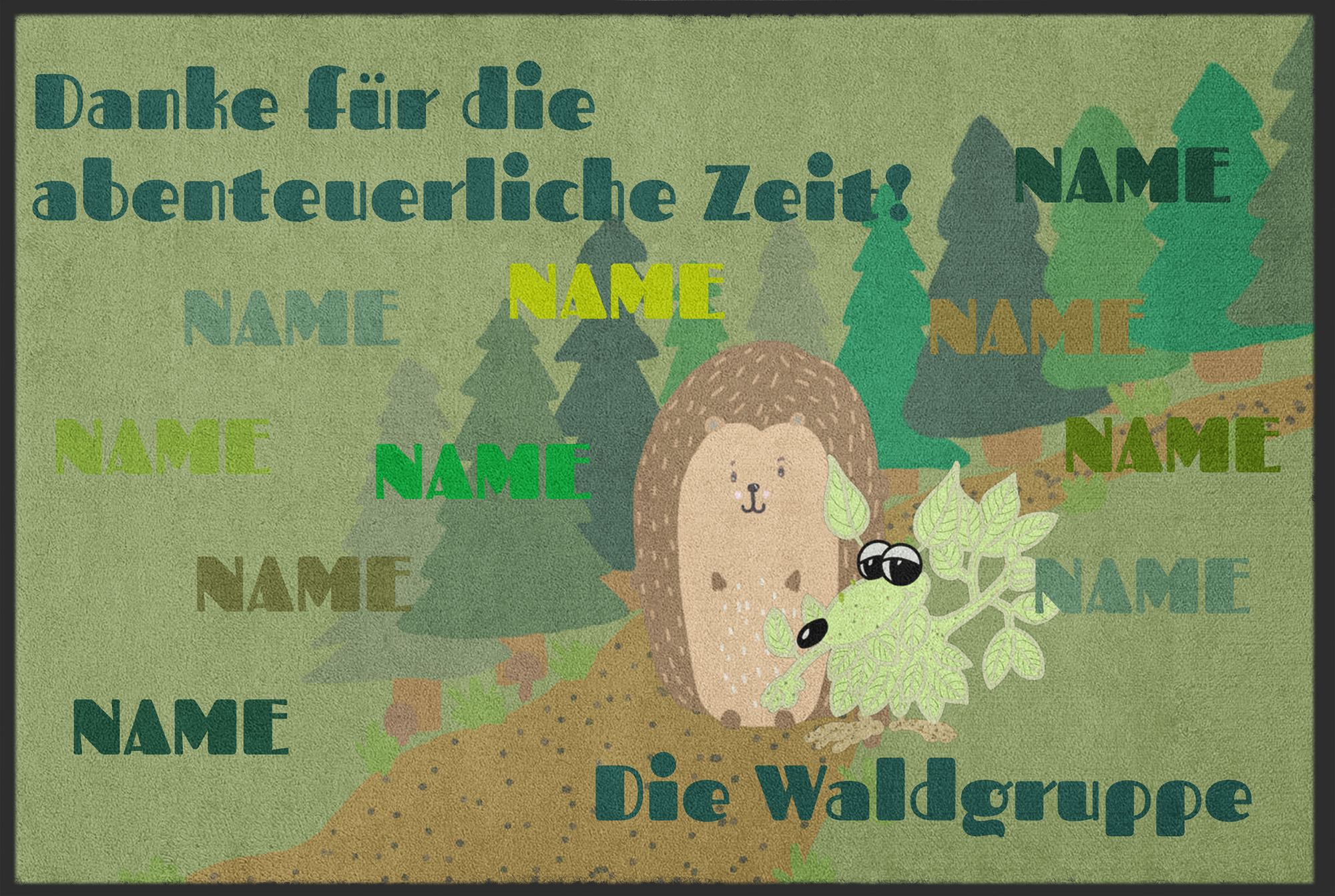 Abschiedsgeschenk Fussmatte 10253