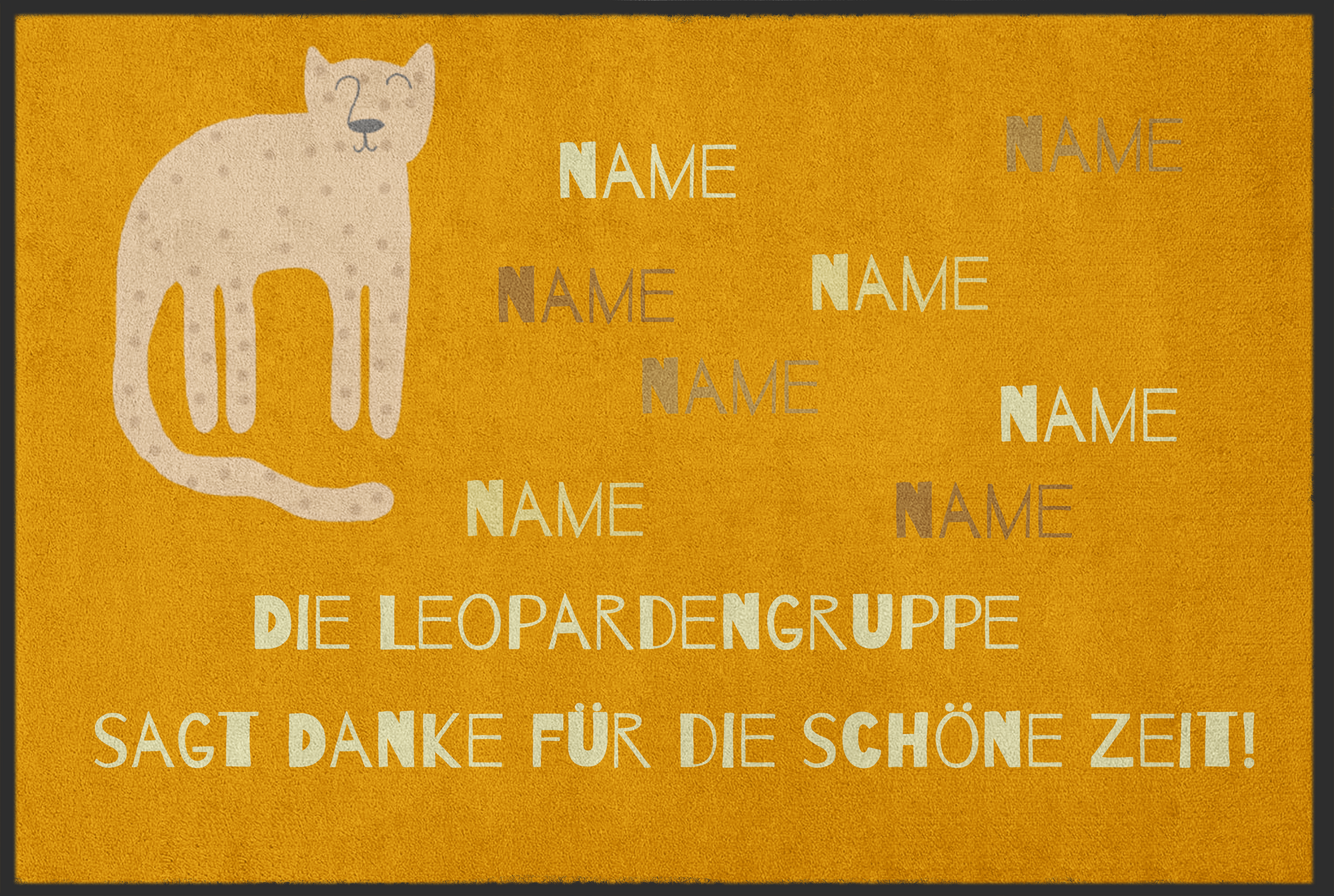 Abschiedsgeschenk Fussmatte 10262