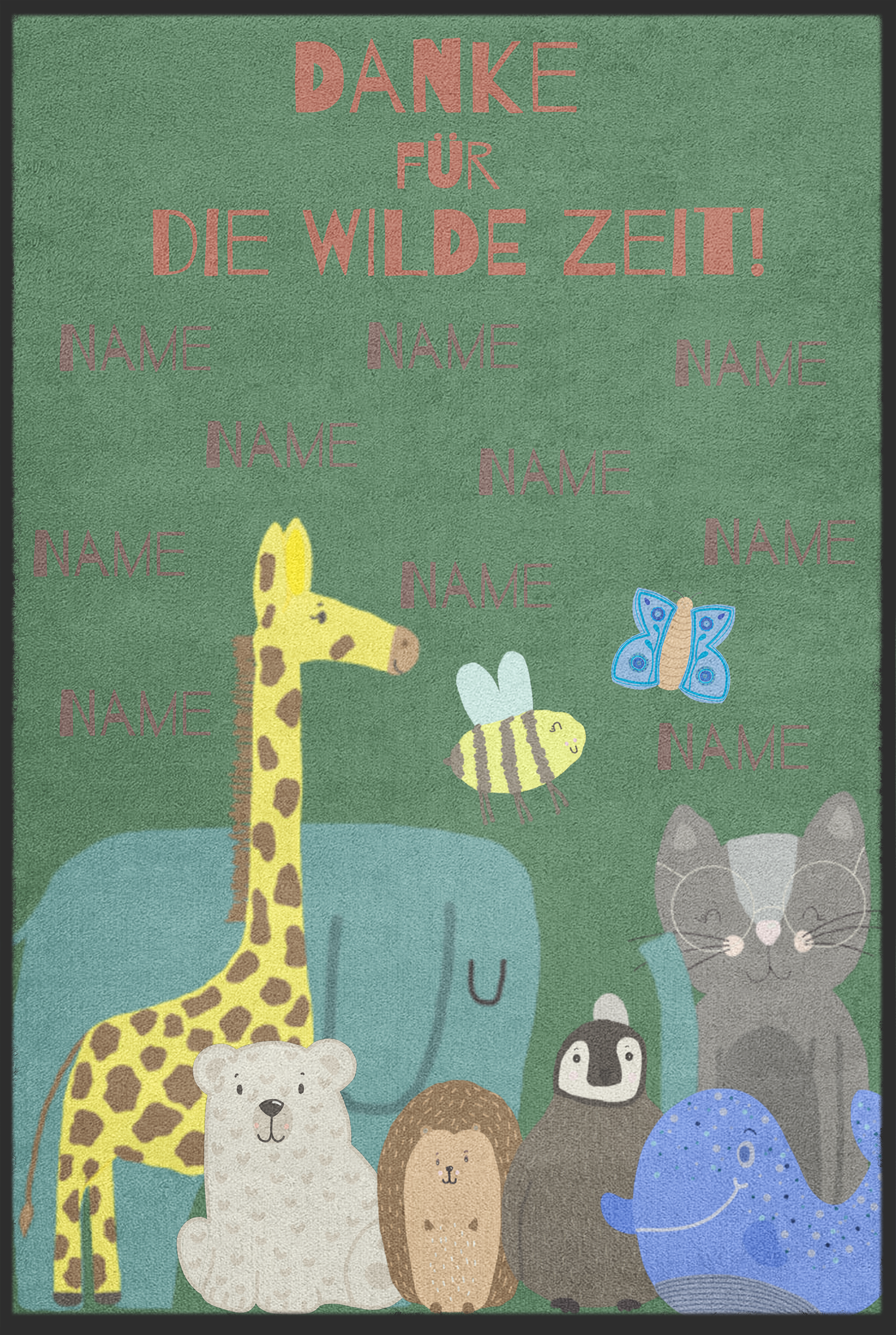 Abschiedsgeschenk Fussmatte 10264