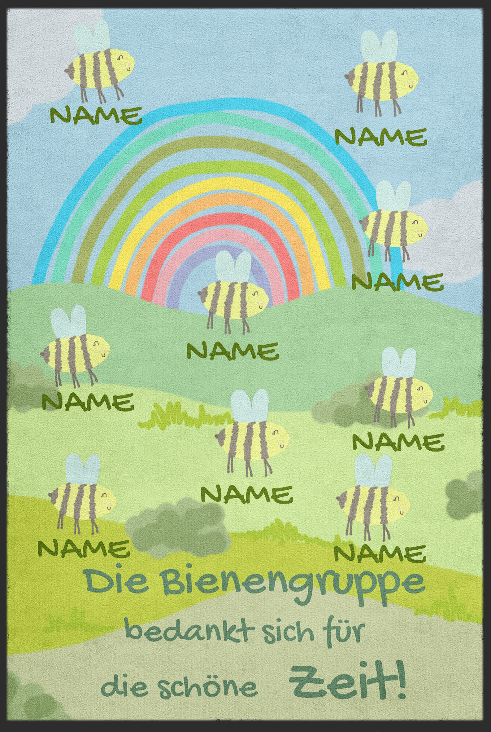 Abschiedsgeschenk Fussmatte 10269