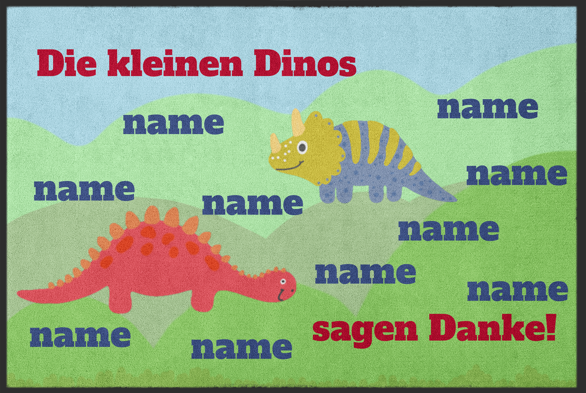 Abschiedsgeschenk Fussmatte 10270