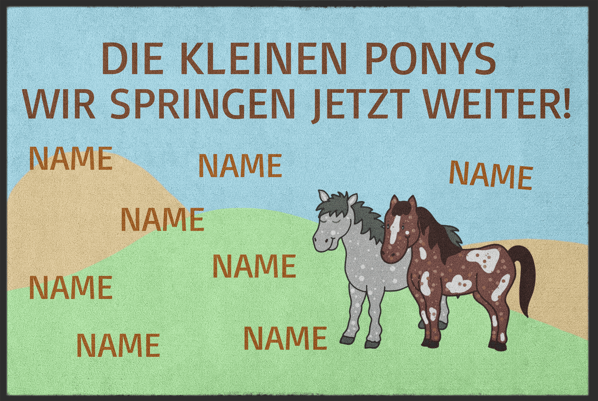 Abschiedsgeschenk Fussmatte 10271