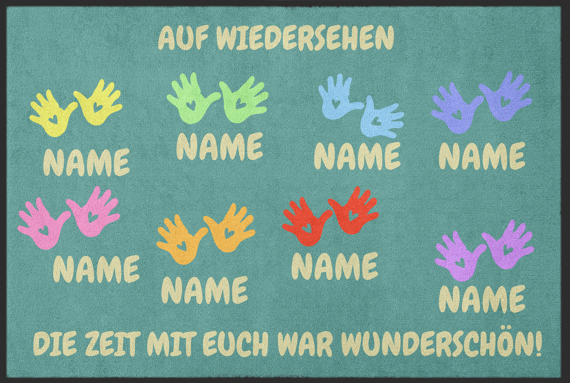 Abschiedsgeschenk Fussmatte 10287