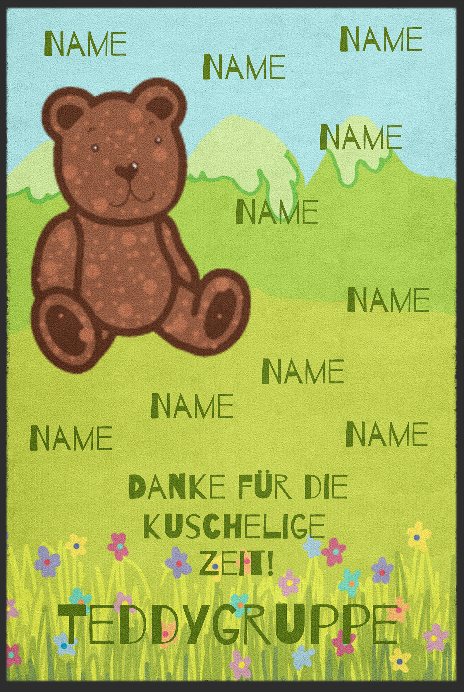 Abschiedsgeschenk Fussmatte 10290