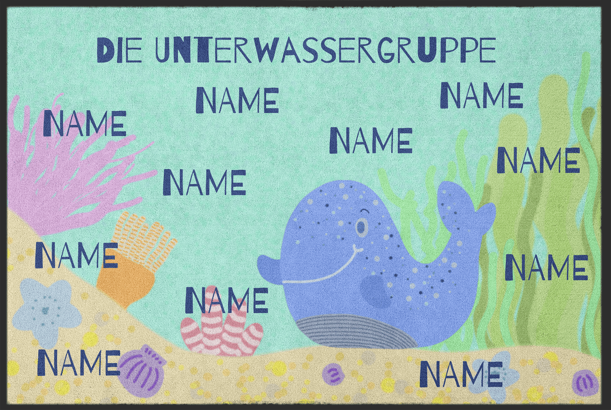 Abschiedsgeschenk Fussmatte 10292