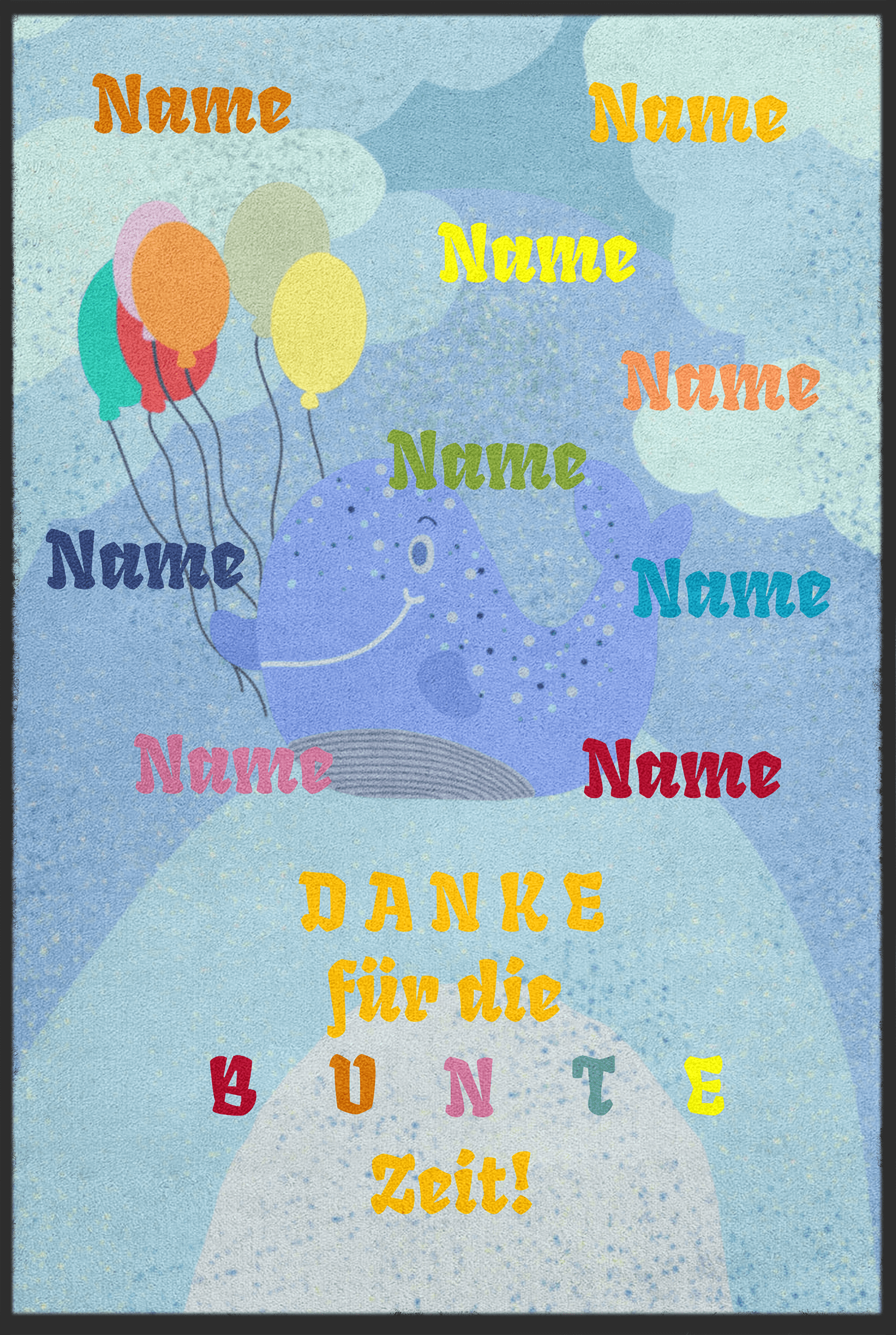 Abschiedsgeschenk Fussmatte 10295