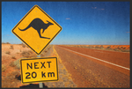 Lade das Bild in den Galerie-Viewer, Fussmatte Australien Känguru 10316
