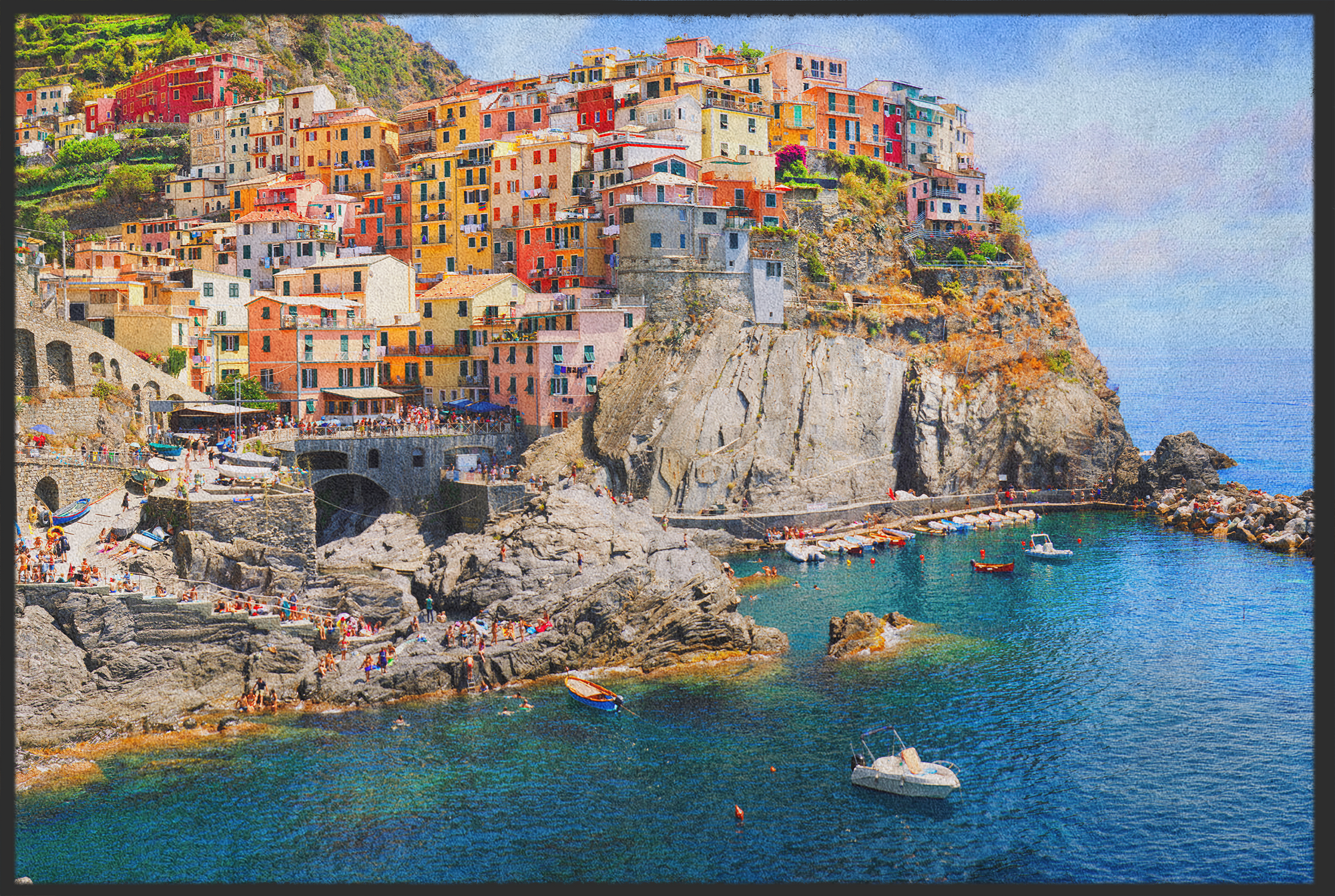 Fussmatte Cinque Terre Italien 10332