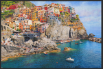 Lade das Bild in den Galerie-Viewer, Fussmatte Cinque Terre Italien 10332
