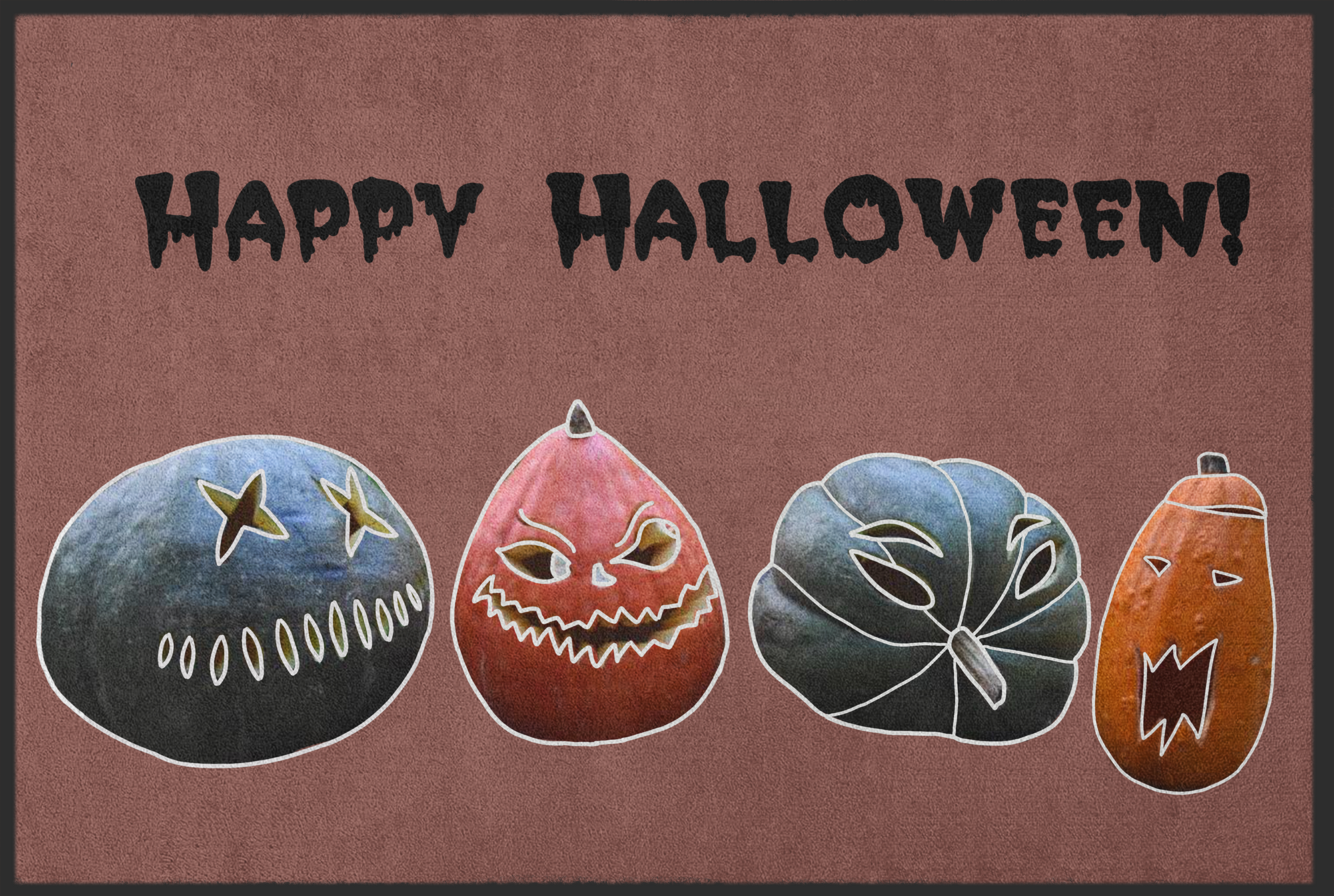 Fussmatte Happy Halloween 10360