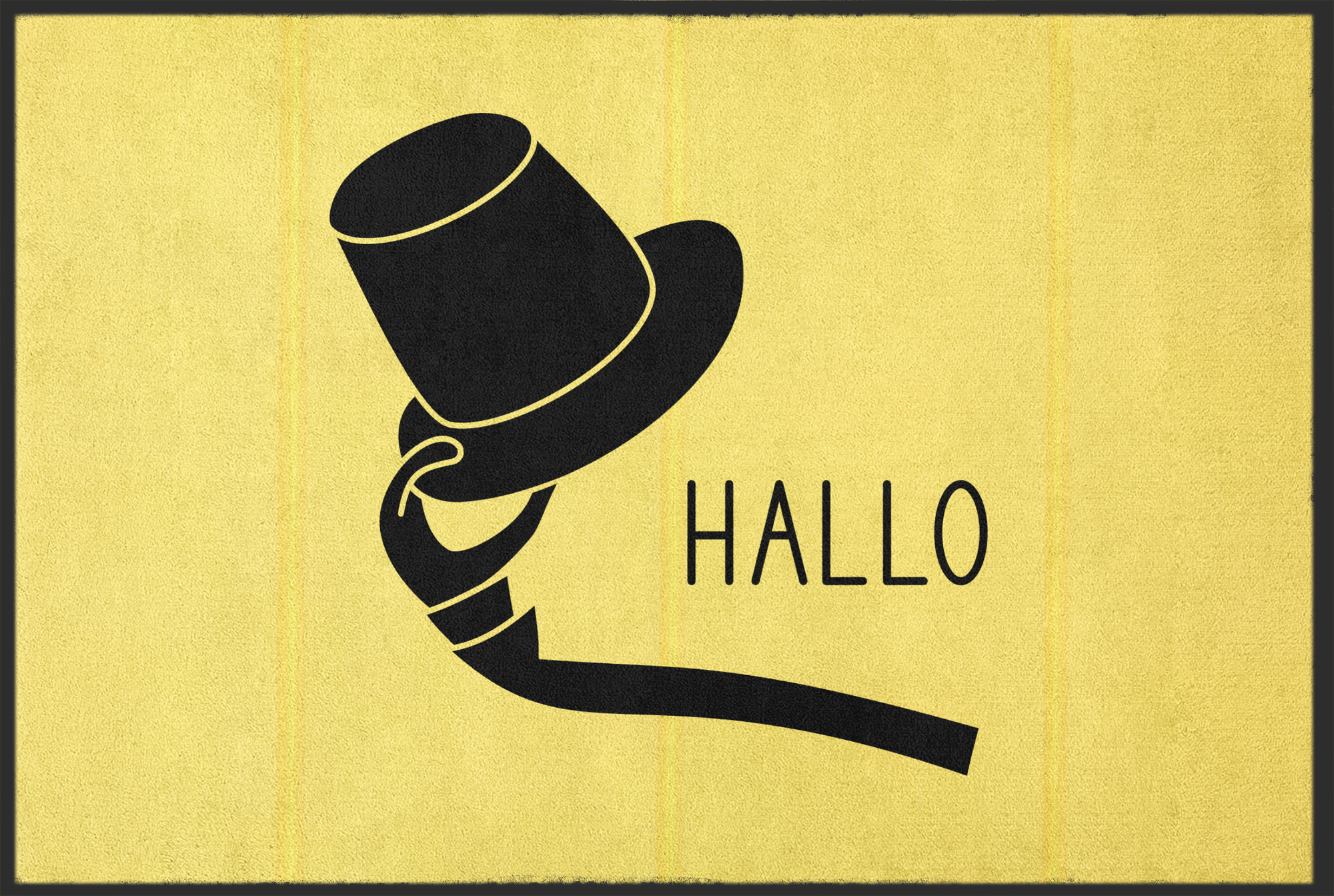 Fussmatte Hallo 10489