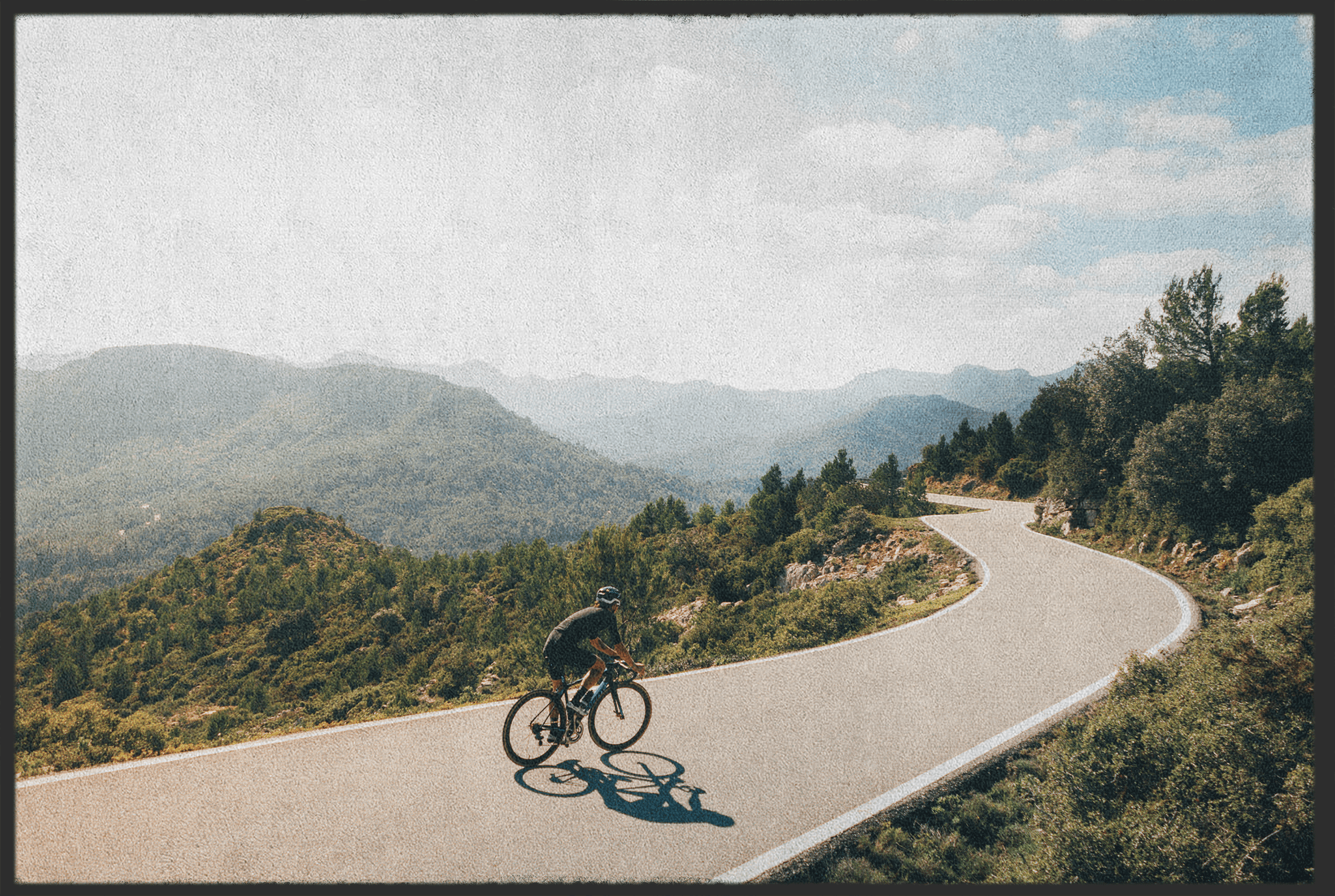 Fussmatte Rad fahren 10541