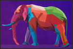 Lade das Bild in den Galerie-Viewer, Fussmatte Elefant 10553
