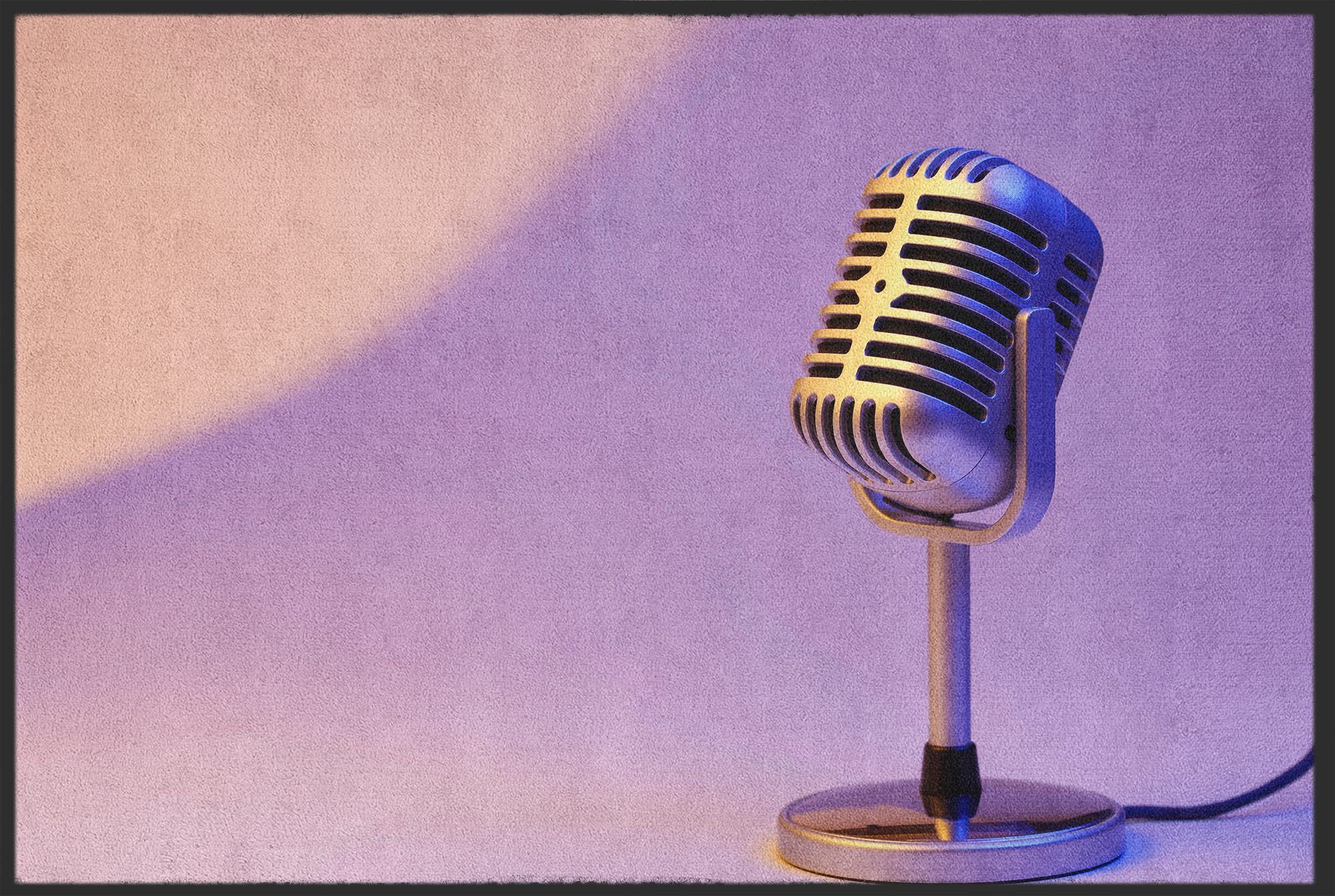 Fussmatte Mikrofon 10583