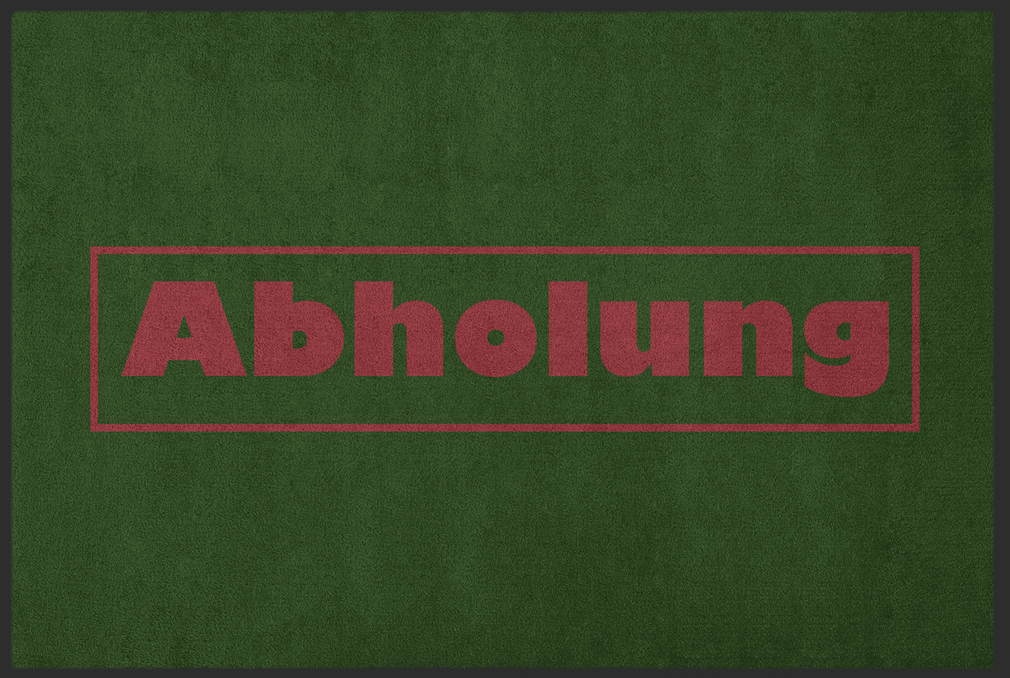 Fussmatte Abholung 10595