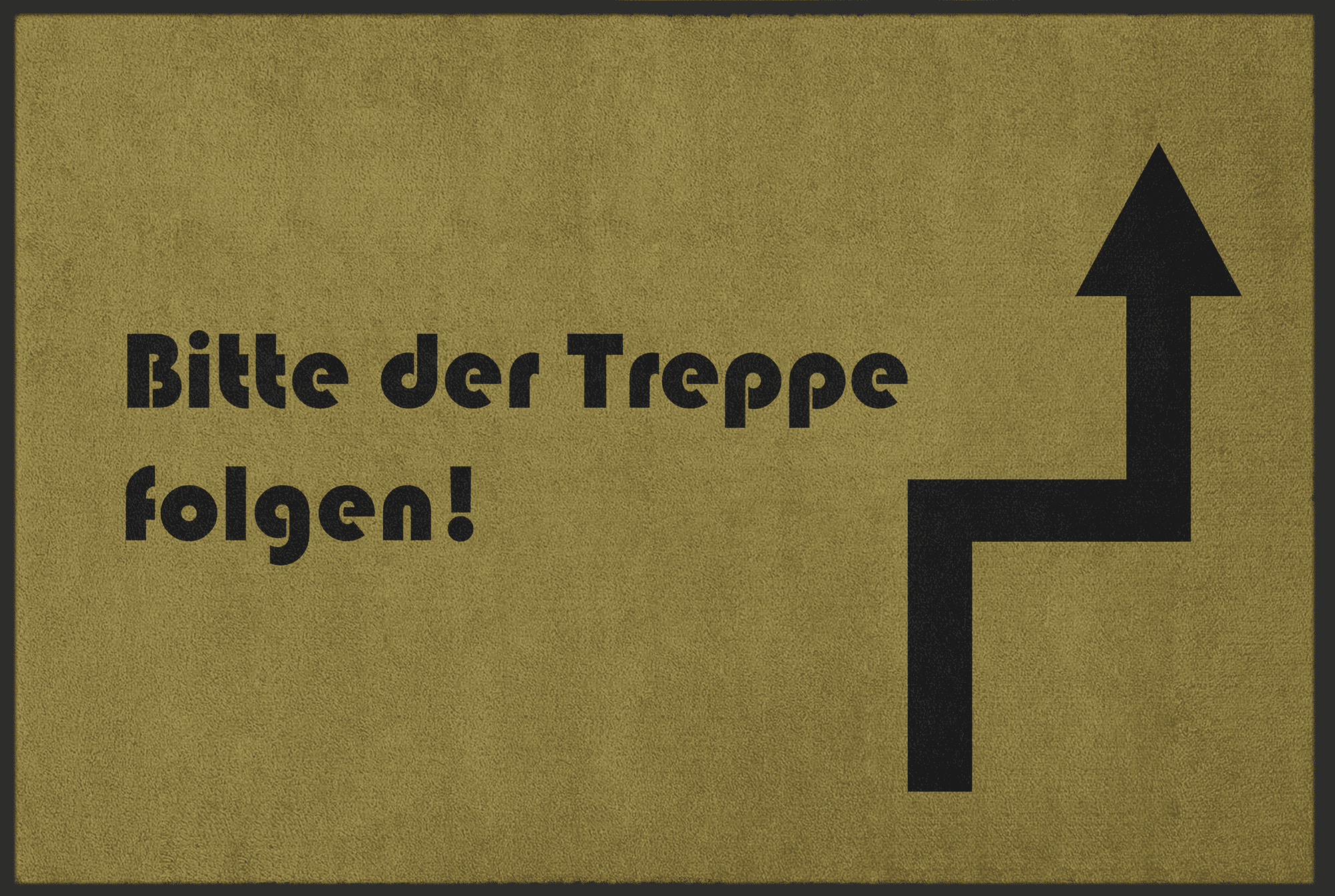 Fussmatte Bitte der Treppe folgen 10621