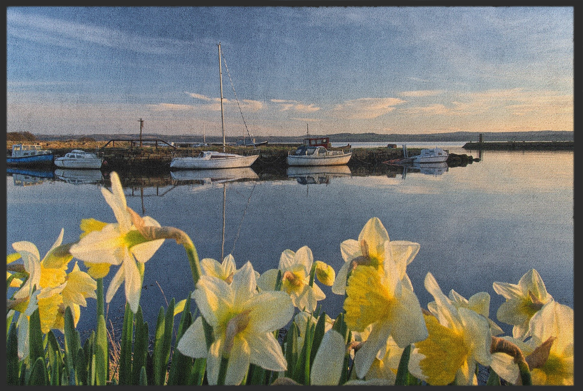 Fussmatte Osterglocken 10675