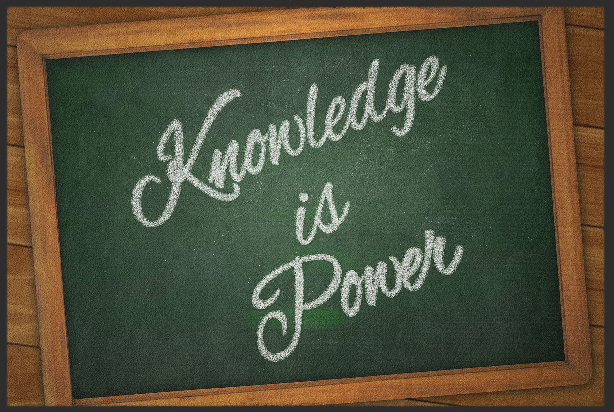 Fussmatte Knowledge is power 10685