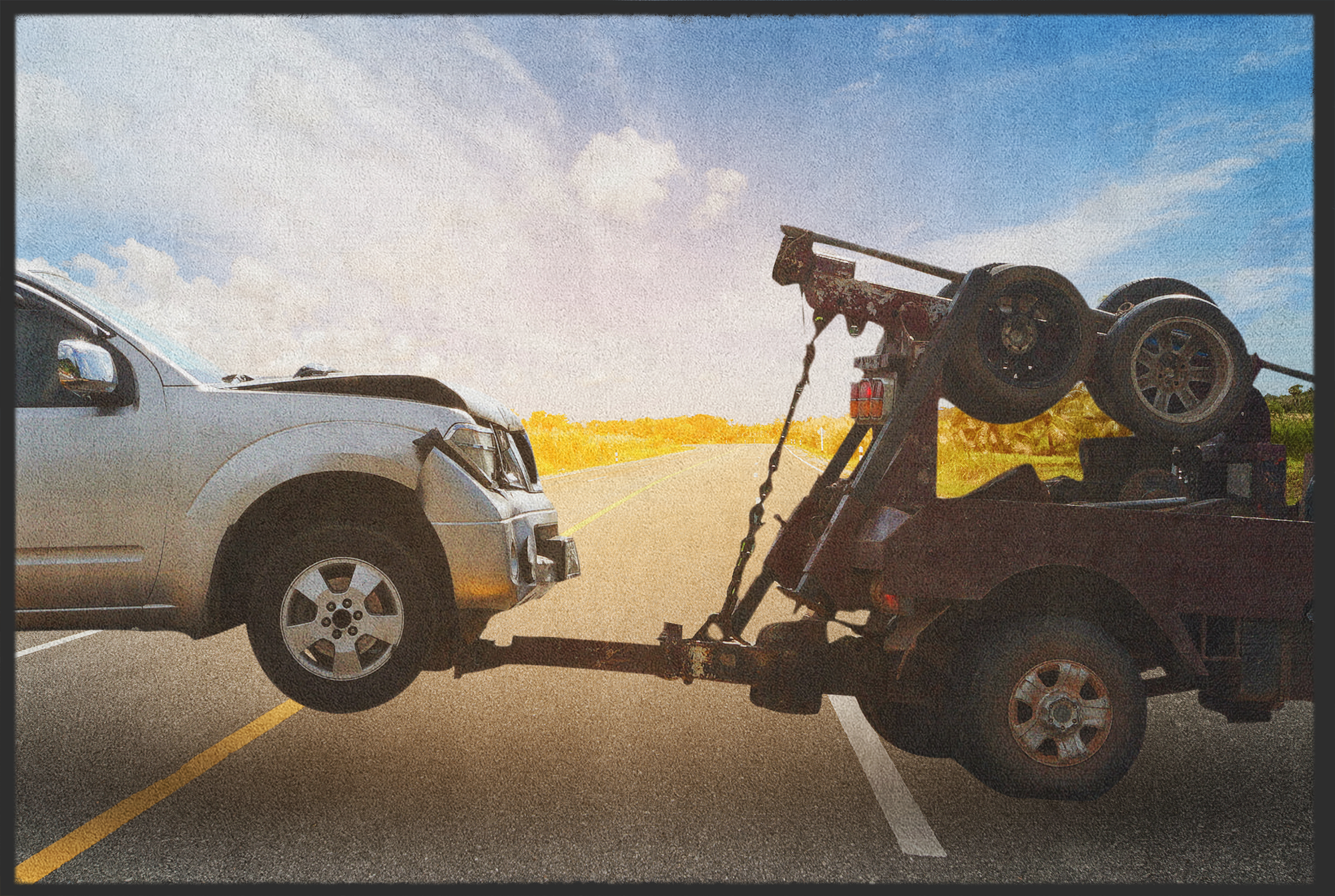 Fussmatte Abschleppen 10729