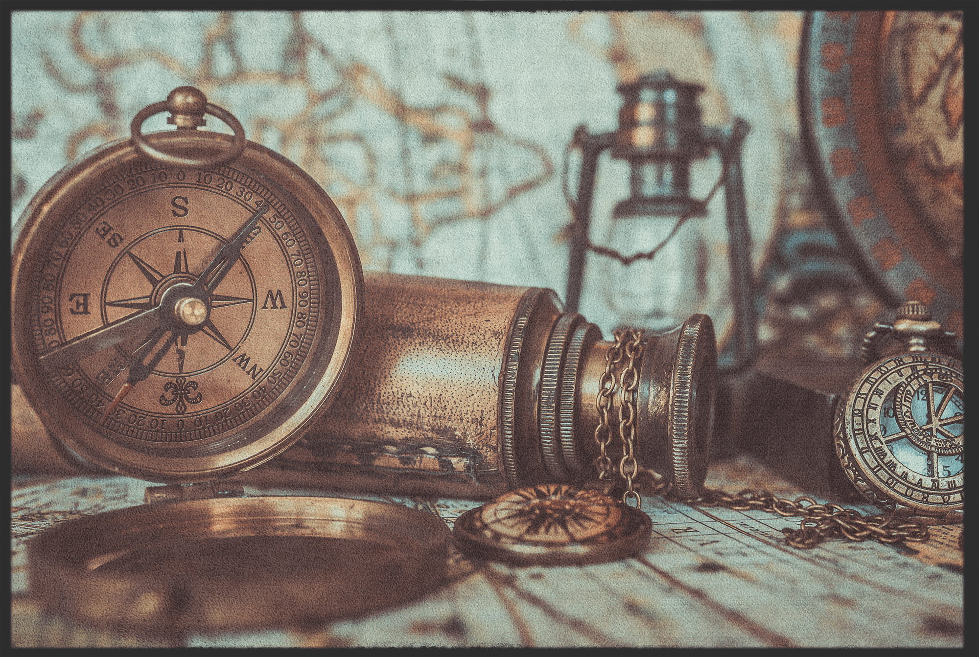 Fussmatte Kompass 10742