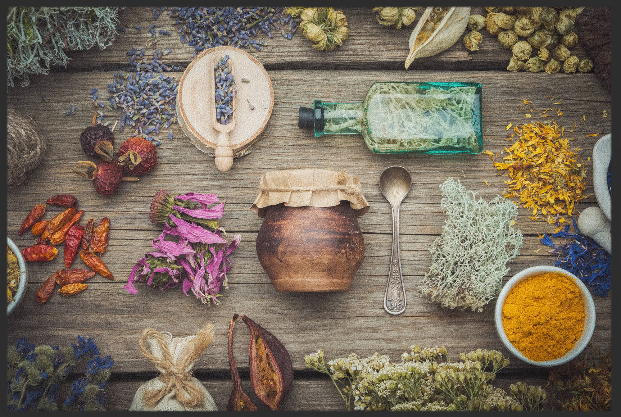 Fussmatte Heilkräuter 10750