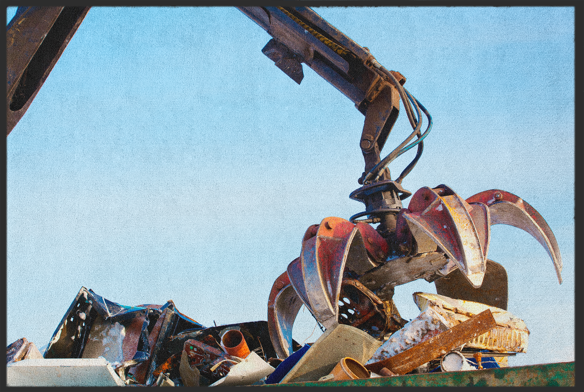 Fussmatte Schrottplatz 10762