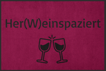 Lade das Bild in den Galerie-Viewer, Fussmatte Wein 10766
